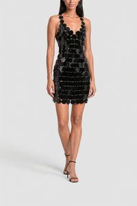 Robe courte1969 discs - Black
