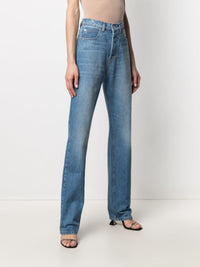 Jean droit délavé - Denim Stone