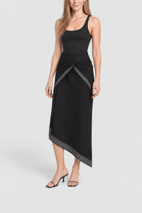 Jupe midi  - Black