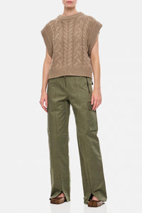 Pantalon utility avec details de zips - Vert De Gris