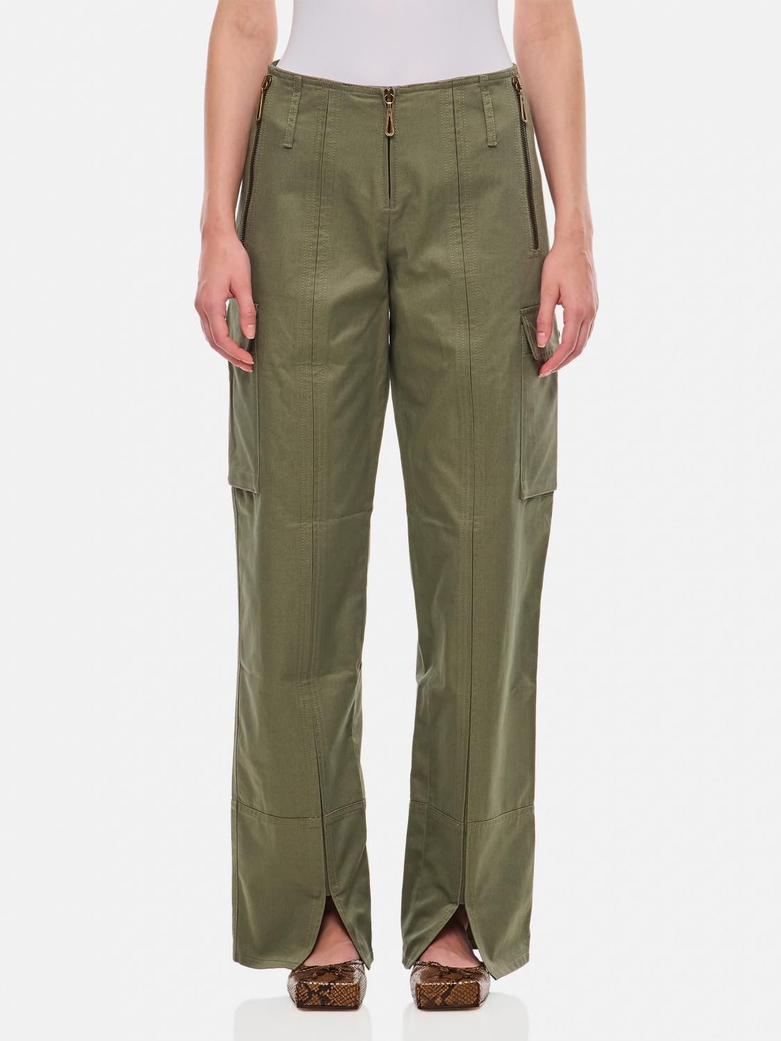 Pantalon utility avec details de zips - Vert De Gris