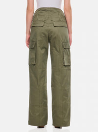 Pantalon utility avec details de zips - Vert De Gris