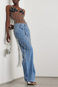 Robe ajourée en laiton - Argenté
