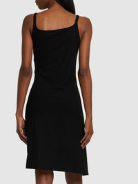Robe drapée sans manches - Black