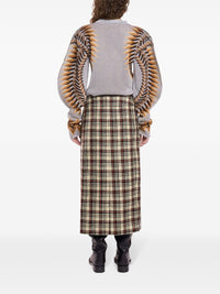 LONG-SLEEVE LUREX JACQUARD SWEATER
