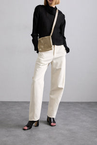 Mini sac souple en XL mesh - Gold