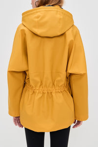 Parka kimono imperméable - Yellow Mustard
