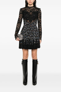 Robe à manche longue  - Black