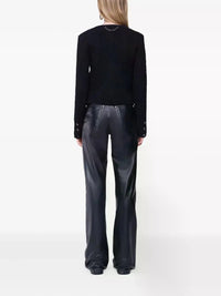 Knitted cardigan in wool