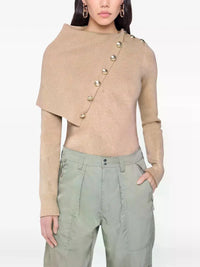 Beige Sweater in wool