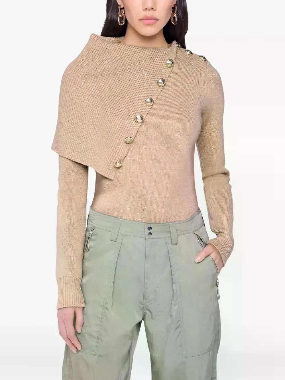 Beige Sweater in wool