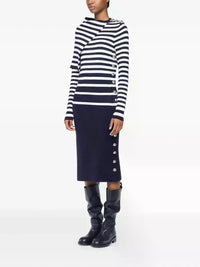 Midi dress in wool