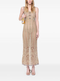 Long dress in crochet