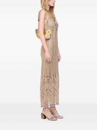 Long dress in crochet