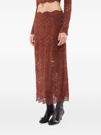 Midi skirt in lace