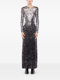 Long dress in jersey second-skin