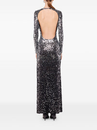 Long dress in jersey second-skin