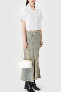 PRIX MARQUE : 390€_Grey Denim Jupe - Grey Denim