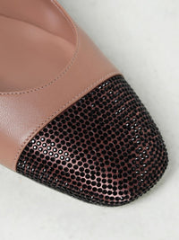 Slingbacks Kristen 80 à strass en cuir - Petra & Jet