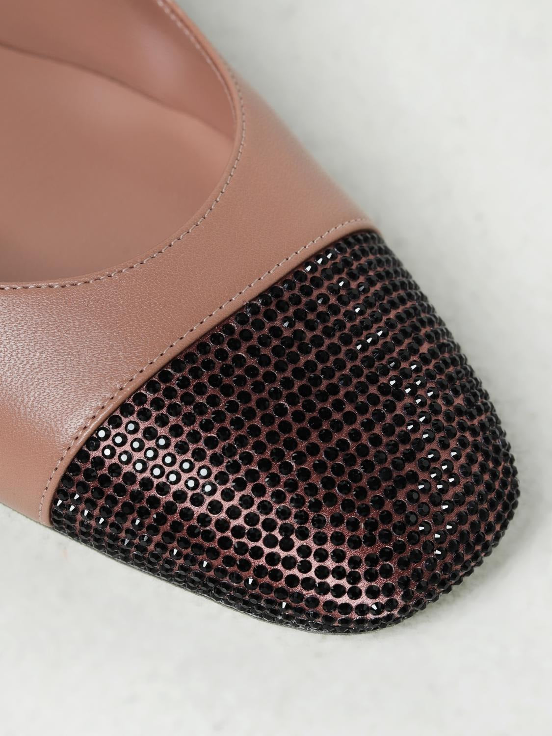 Slingbacks Kristen 80 à strass en cuir - Petra & Jet