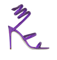 Sandales à talons Serpente 105 en cuir - Viola