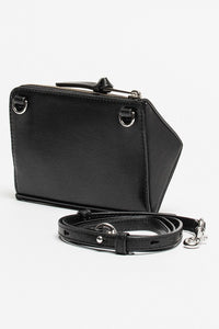 Pochette à bandoulière en cuir - Black
