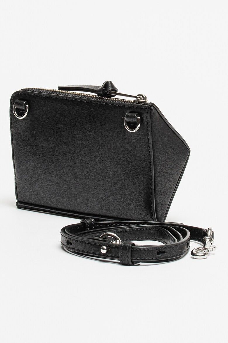 Pochette à bandoulière en cuir - Black