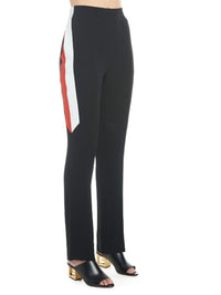 Graphic stripe trousers - Black