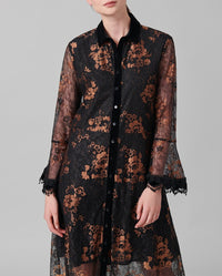 Resonance lace dress - Copper
