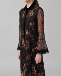 Resonance lace dress - Copper