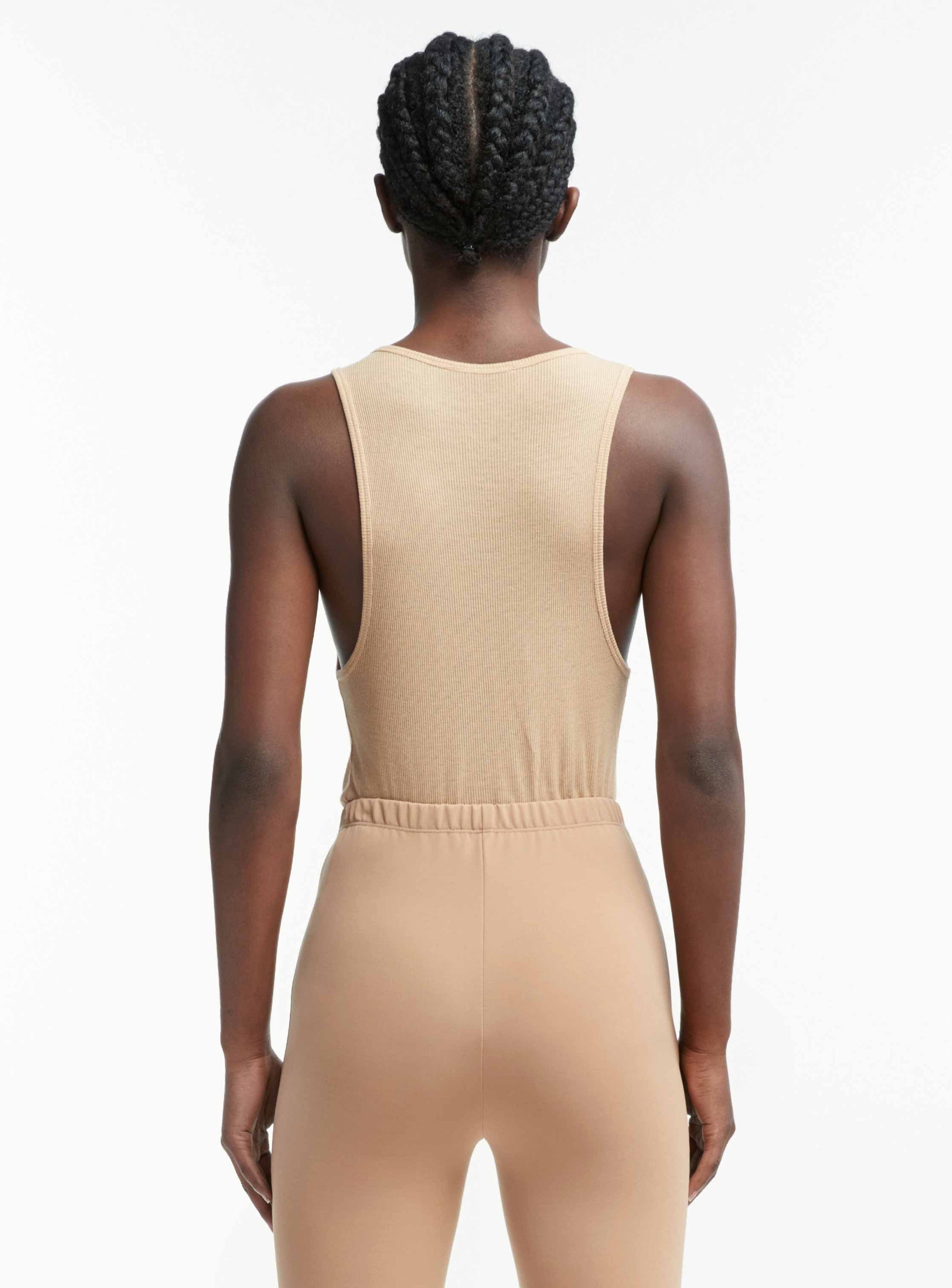 Ribbed Tank - Khaki