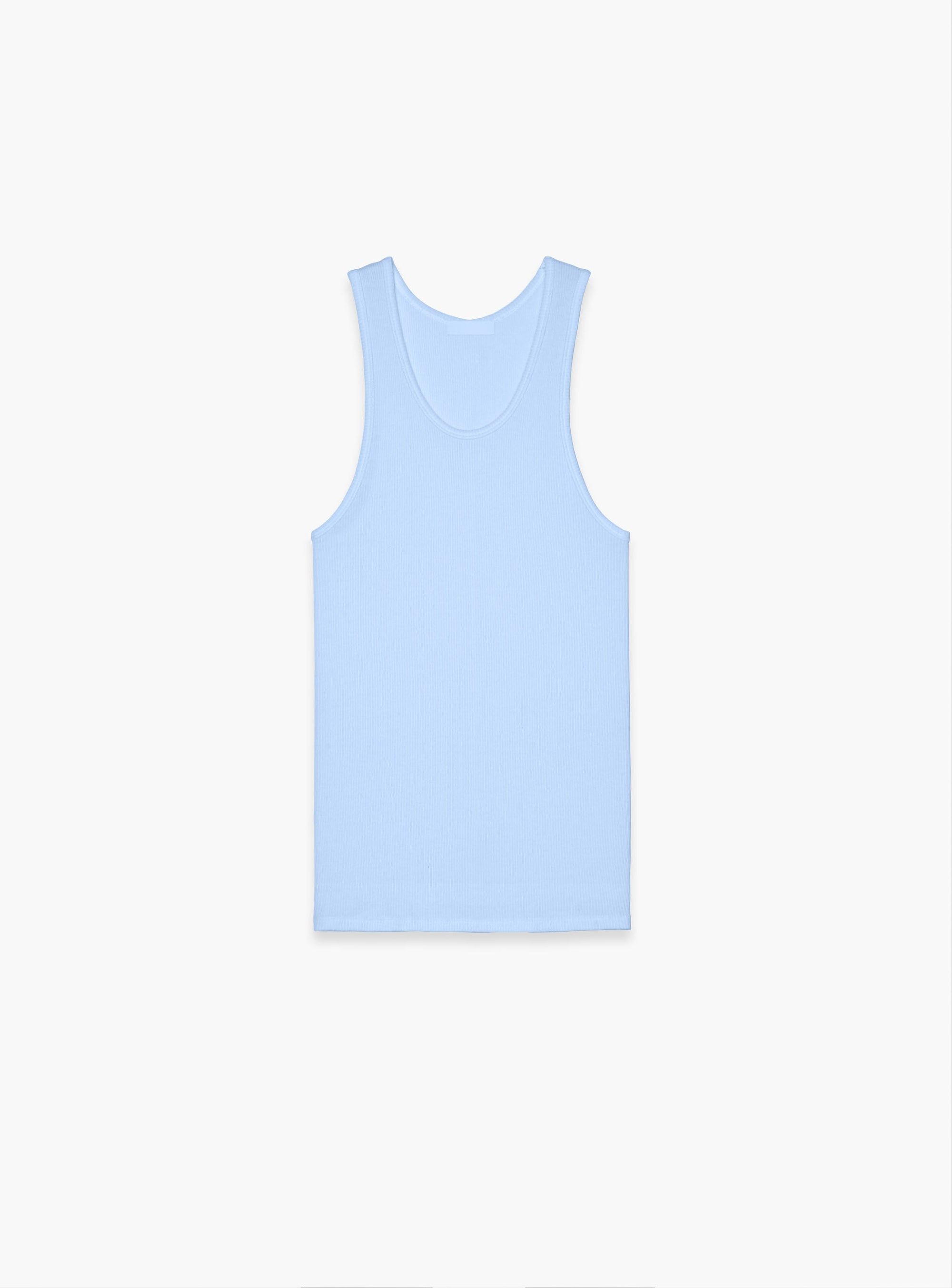 Ribbed Tank - Ice Blue