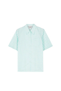 Blouse Rick à manches courtes - Turquoise
