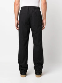 Pantalon avec ceinture élastique - Noir