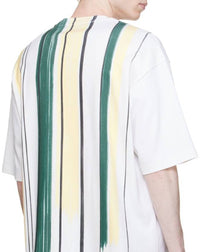 ZZNO STOCK BLANC OPTIQUE PRINTED OVERSIZED T-SHIRT