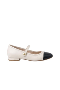 Ballerines Les Georges en laine - Blanc