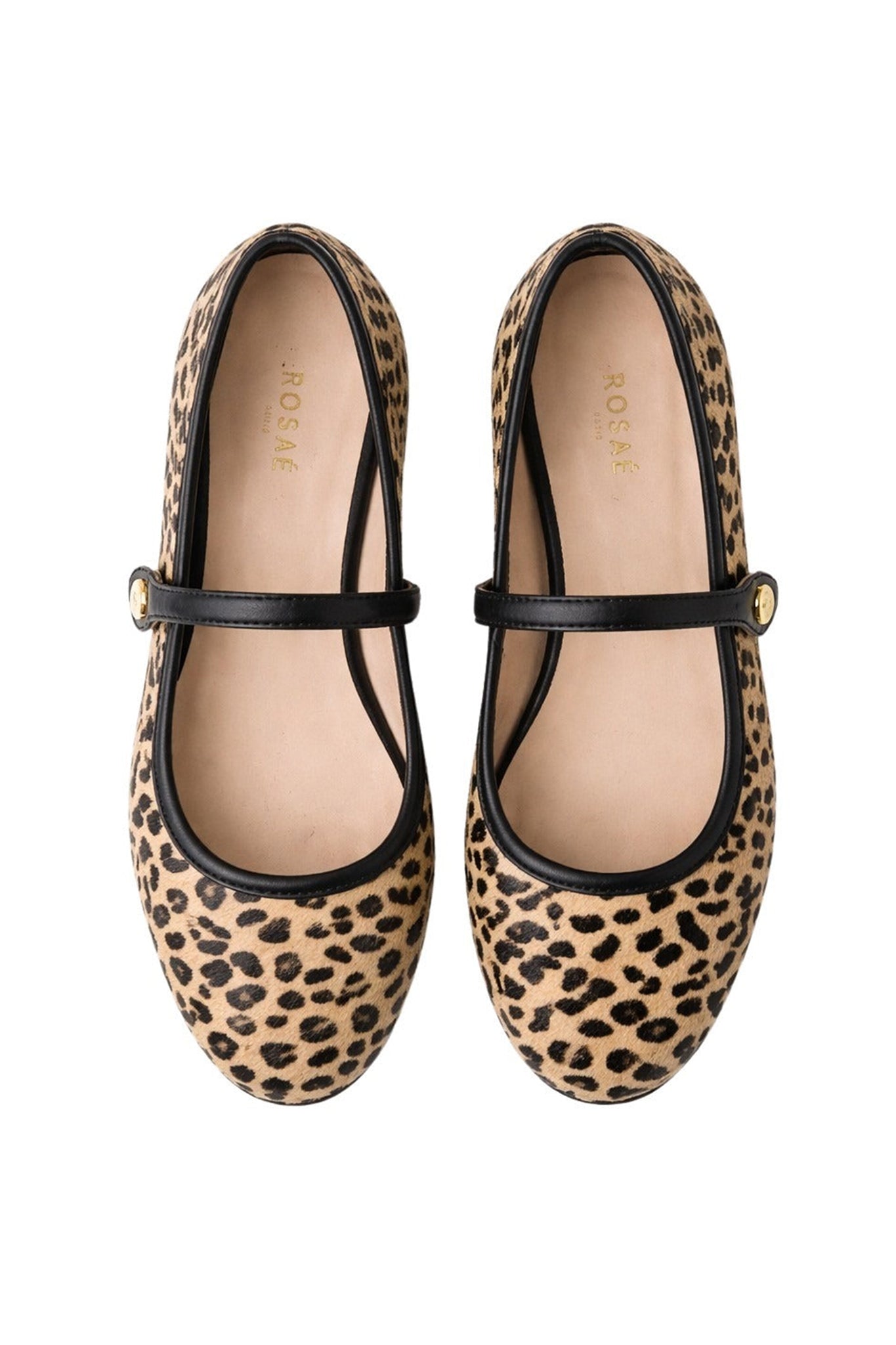 Ballerines Les Georges en cuir - Léopard
