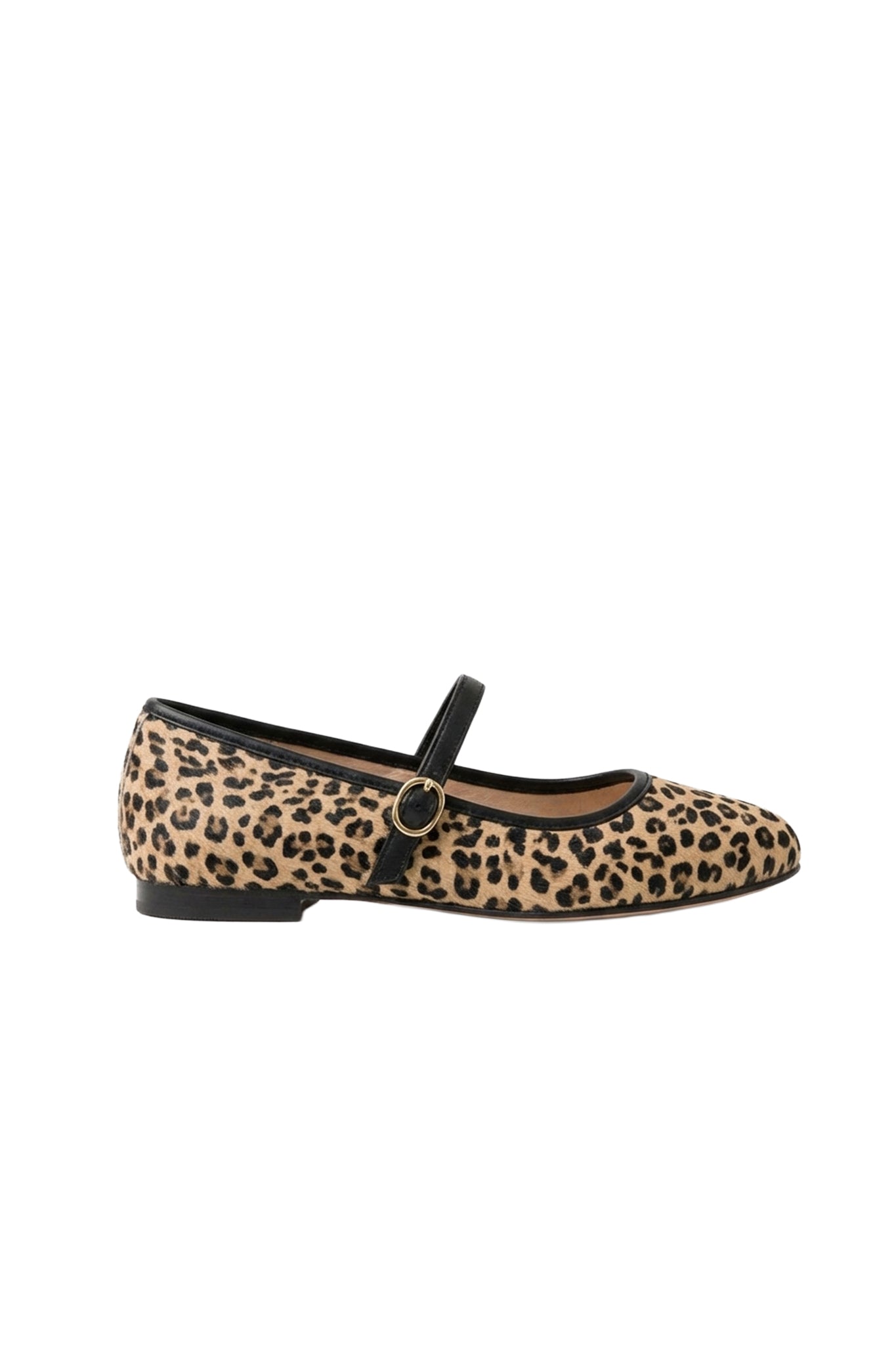 Ballerines Les Georges en cuir - Léopard