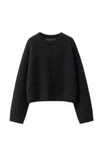 Pull Le Nicolas en mohair - Noir