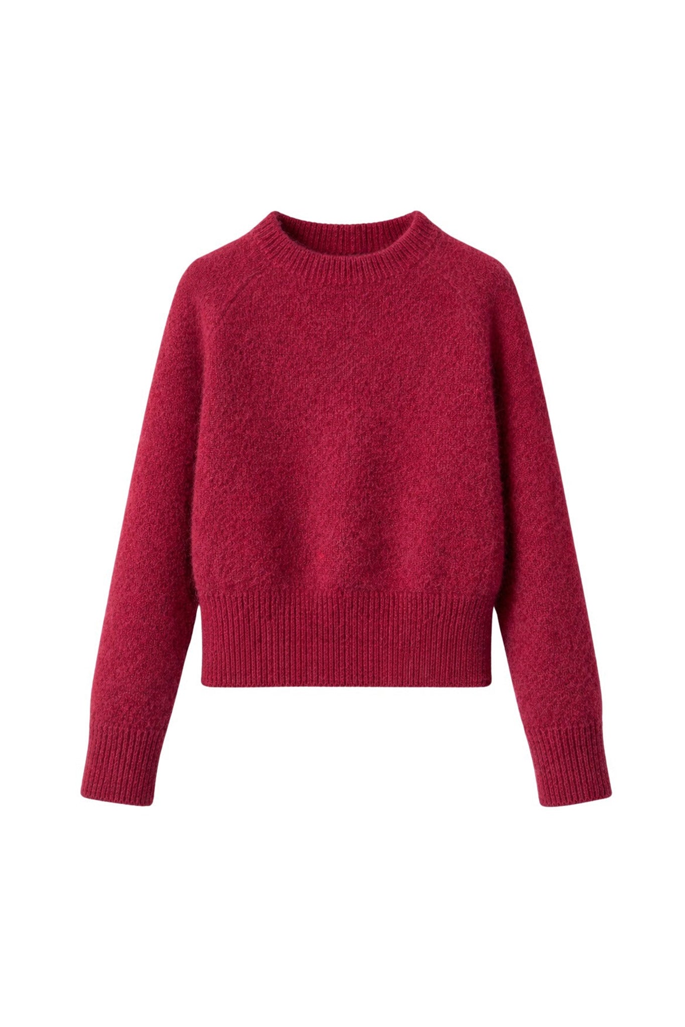 Le Fontaine mohair jumper - Bordeaux red