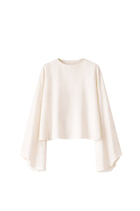 Top Le Echenoz en soie - Blanc