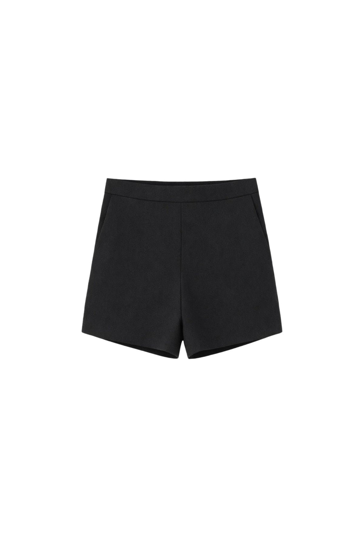 PRIX RECO : 40 // Short Le Fertiault en laine - Noir