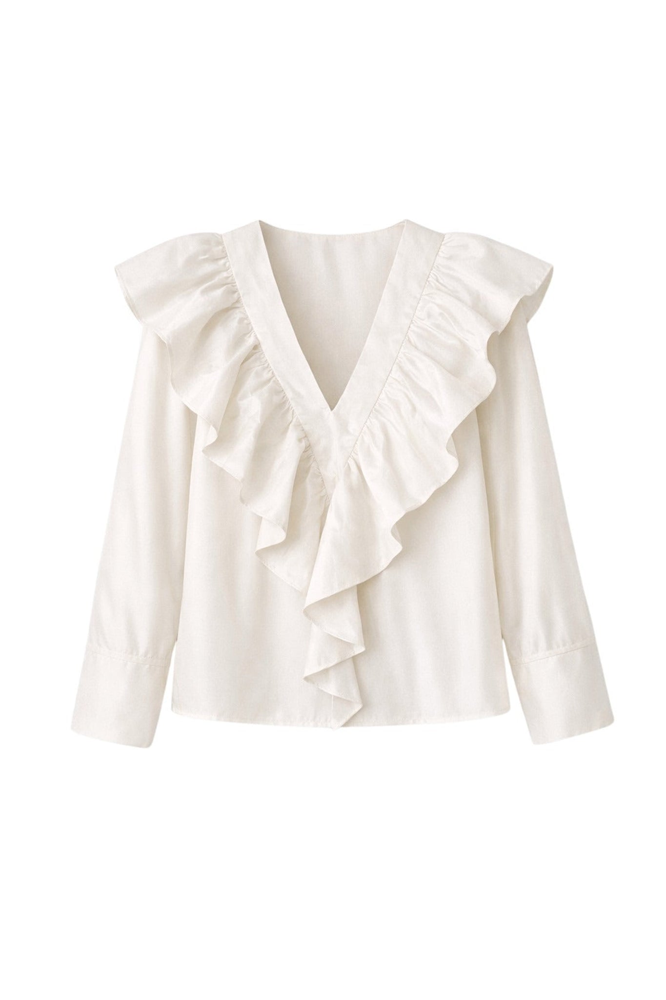 Blouse Le Cesaire en soie - Blanc