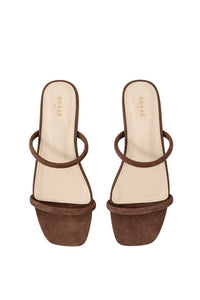Sandales Les Lios en cuir - Marron Foncé