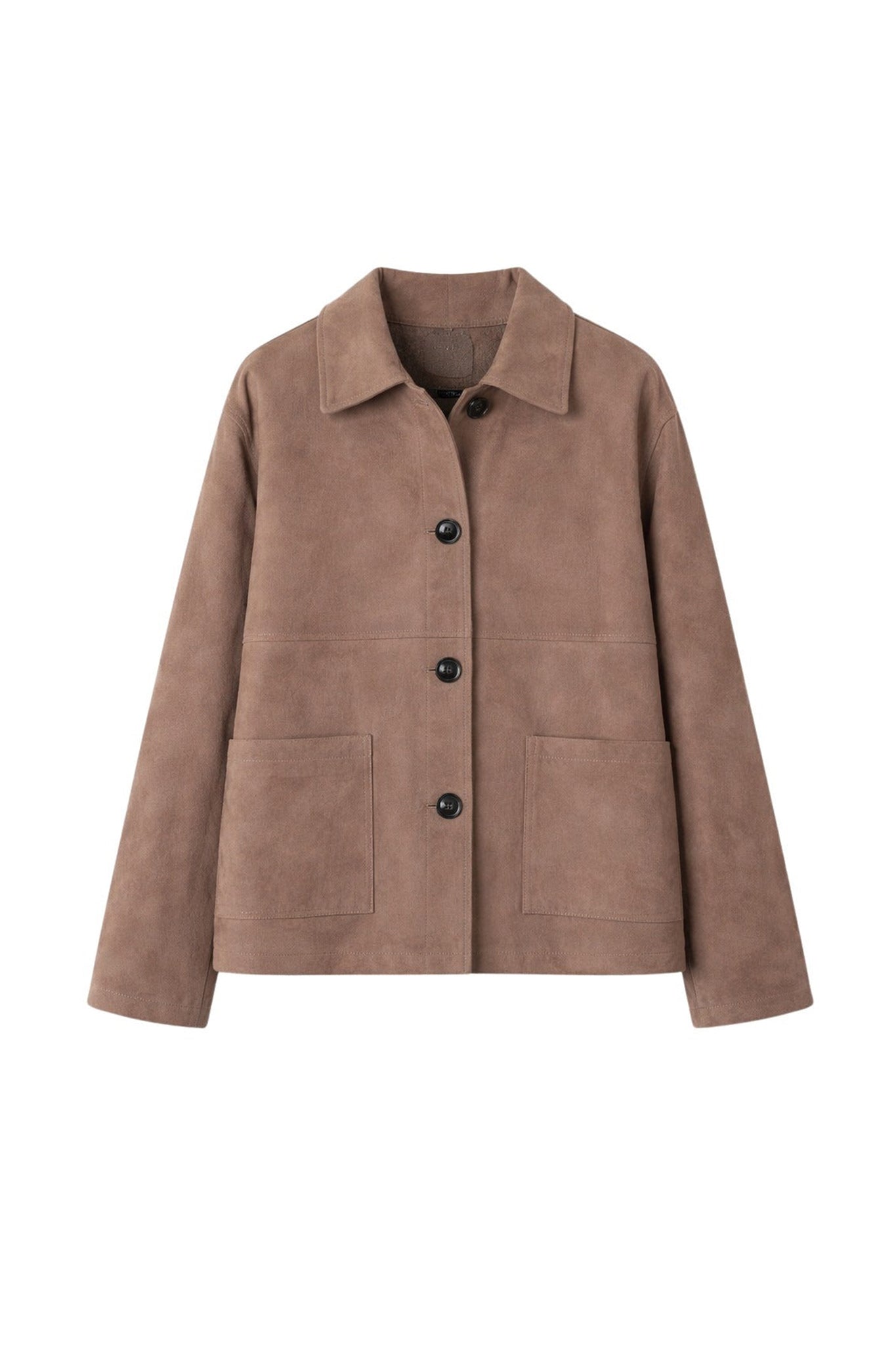 Veste Le Doyle en cuir - Marron Clair