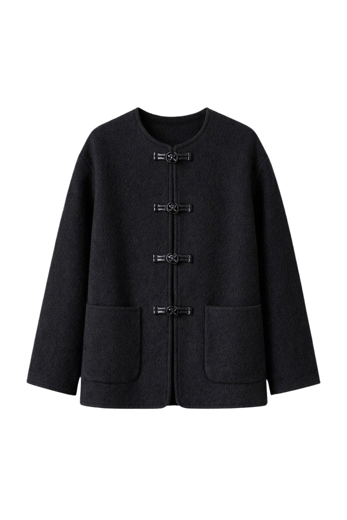 PRIX RECO : 170 // Veste Le Newton en laine - Noir
