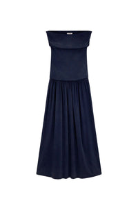 Robe longue Alexis en coton - Denim