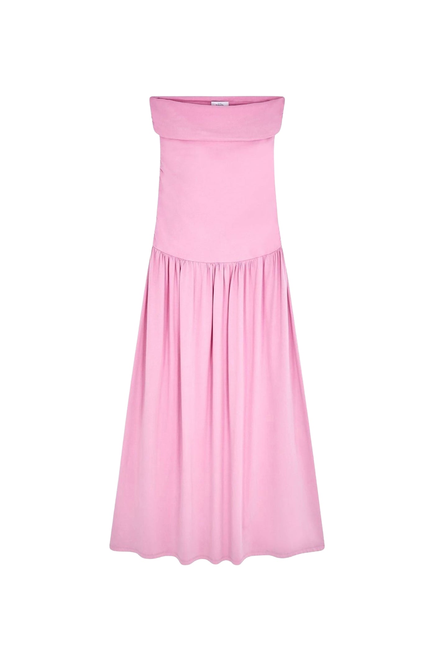 Robe longue Alexis en coton - Rose