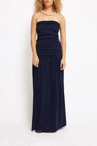 Robe longue Alexis en coton - Denim