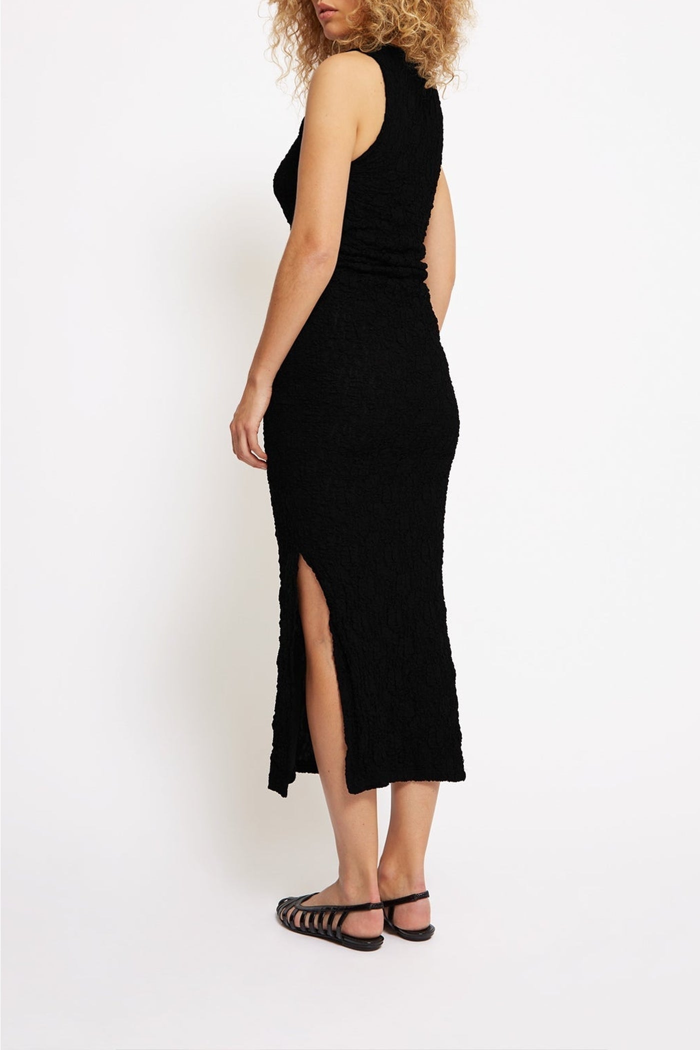 Robe longue Fanette - Charbon